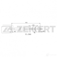 Амортизатор багажника ZEKKERT GF-2521 18Z N5 1440204101