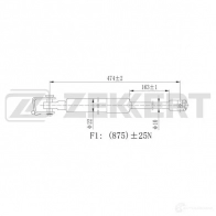 Амортизатор багажника ZEKKERT GF-2316 QM 7YJ 1440204218