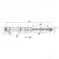 Амортизатор багажника ZEKKERT GF-2303 U BENBB 1440204223