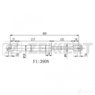 Амортизатор багажника ZEKKERT 01C J3 GF-2226 Audi A8 (D3) 2 Седан 3.2 Fsi Quattro 260 л.с. 2005 – 2010