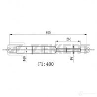 Амортизатор капота ZEKKERT GF-2171 1440204332 90 V80