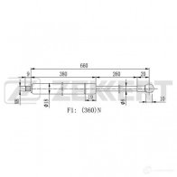 Амортизатор багажника ZEKKERT GF-2131 1440204365 EIJK 8N