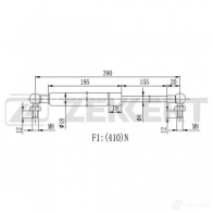 Амортизатор капота ZEKKERT 1440204390 TL R6P GF-2105