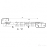 Амортизатор багажника ZEKKERT 1275165297 K 8NMIA GF-2071