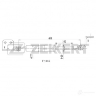 Амортизатор капота ZEKKERT 1275164897 D3S Y6R GF-2005