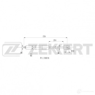 Амортизатор капота ZEKKERT 1275164657 GF-1969 P ZXL9