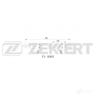 Амортизатор багажника ZEKKERT V5S5 OS GF-1910 1275164355