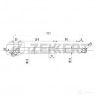 Амортизатор багажника ZEKKERT GF-1333 Bmw 7 (E38) 3 Седан 3.5 735 i. iL 235 л.с. 1996 – 1998 Q Z3YNMY