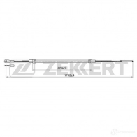 Трос ручника ZEKKERT A0OZ4Z K BZ-1233 1440204639