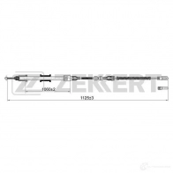 Трос ручника ZEKKERT BZ-1195 FD HMB3 1440204655