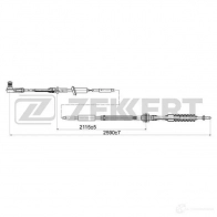 Трос коробки МКПП ZEKKERT 1440204725 C BP8L BZ-1044