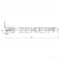 Тормозной шланг ZEKKERT V 2YNYKV 1440204767 BS-9503