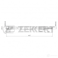 Тормозной шланг ZEKKERT Volkswagen LT MYZX W BS-9484