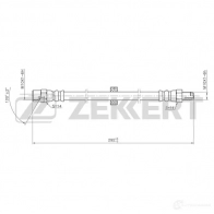 Тормозной шланг ZEKKERT JJCSAX N 1440204791 BS-9470