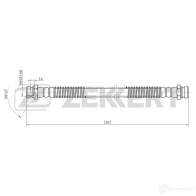 Тормозной шланг ZEKKERT VJYGE C 1440204806 BS-9452