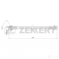 Тормозной шланг ZEKKERT 1440204808 4CU7 8 BS-9449