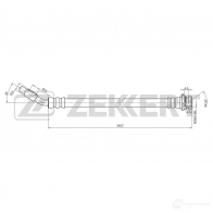Тормозной шланг ZEKKERT 4LY C9M 1440204809 BS-9448