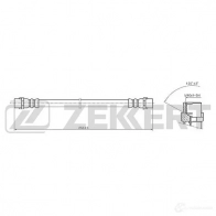 Тормозной шланг ZEKKERT 1440204853 HWH E4 BS-9393
