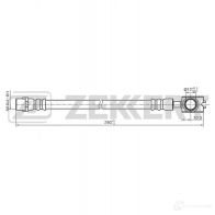 Тормозной шланг ZEKKERT F7SE YOQ 1440204864 BS-9341