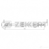 Тормозной шланг ZEKKERT BS-9279 1440204879 K7FTEX V