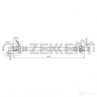 Тормозной шланг ZEKKERT N4EL G 1440204884 BS-9262