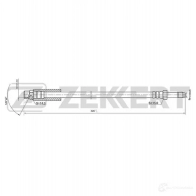 Тормозной шланг ZEKKERT TF7Y Z BS-9209 1440204910
