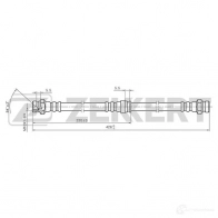 Тормозной шланг ZEKKERT BS-9127 6 LBNFQN 1440204928