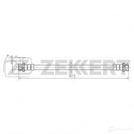 Тормозной шланг ZEKKERT XH9KR T 1440204929 BS-9126