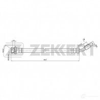 Тормозной шланг ZEKKERT 1440204943 BS-9066 SXIP V2U