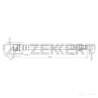 Тормозной шланг ZEKKERT GUV X26S 1440204948 BS-9052