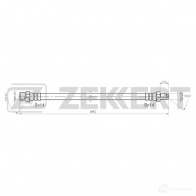 Тормозной шланг ZEKKERT BS-9005 86D 9WG 1440204974