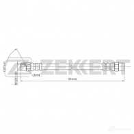 Тормозной шланг ZEKKERT 1440204976 BS-9003 ZDJ3A K