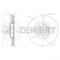 Тормозной диск ZEKKERT G ZCODQ BS-6423 1440205115