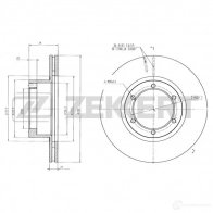 Тормозной диск ZEKKERT BS-5915 SB69 W 1440205489