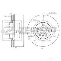 Тормозной диск ZEKKERT BS-5838B Mercedes R-Class (W251) 1 Минивэн 3.0 R 350 CDI 4 matic (2523. 2523) 265 л.с. 2010 – 2025 T 0F9J