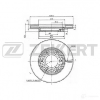 Тормозной диск ZEKKERT XXP3 P BS-5607 4317041