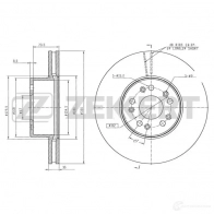 Тормозной диск ZEKKERT KFGY G6 4317036 BS-5602