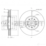 Тормозной диск ZEKKERT BS-5030B Seat Toledo (NH) 4 2012 – 2018 AI 9KSI7