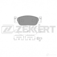 Тормозные колодки дисковые, комплект ZEKKERT BS-3064 1439902451 LHT86K 9