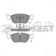 Тормозные колодки дисковые, комплект ZEKKERT Volvo S70 1 (874) 1996 – 2000 BS-2875 CY7 10