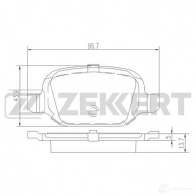 Тормозные колодки дисковые, комплект ZEKKERT BS-2463 X9VGR X 1275149601
