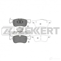 Тормозные колодки дисковые, комплект ZEKKERT H7VBPU R BS-2146 1275147981
