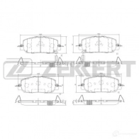 Тормозные колодки дисковые, комплект ZEKKERT IFST D 1439902287 BS-1528