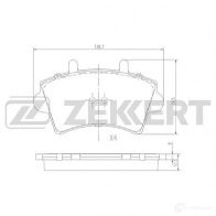 Тормозные колодки дисковые, комплект ZEKKERT 2L 6OBV BS-1161 4316215