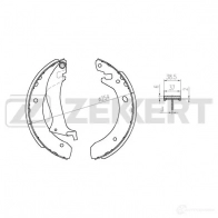 Тормозные колодки ZEKKERT Land Rover Freelander 1 (L314) Внедорожник 2.0 Td4 4x4 112 л.с. 2000 – 2006 BK-4362 T GK67