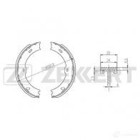 Тормозные колодки ZEKKERT 07 KQPQJ BK-4331 Mercedes Sprinter (906) 2 Фургон 2.1 (4,6T) 416 CDI (9053. 9055. 9057) 163 л.с. 2009 – 2024