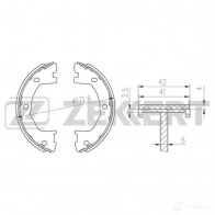 Тормозные колодки ZEKKERT 2SO VRC 1440206388 BK-4315
