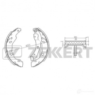 Тормозные колодки ZEKKERT BK-4101 O DCS7 1275136853