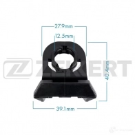 Клипса ZEKKERT 1440206780 BE-3632 NLY 0T