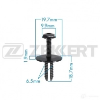 Клипса ZEKKERT BE-3602 1440206824 47E0B9 G
